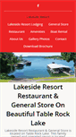 Mobile Screenshot of lakesideresort.com